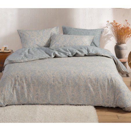 Σετ Σεντόνια Μονά με Λάστιχο 3 Τεμαχίων Nef-Nef Lucil Blue 100x200+35