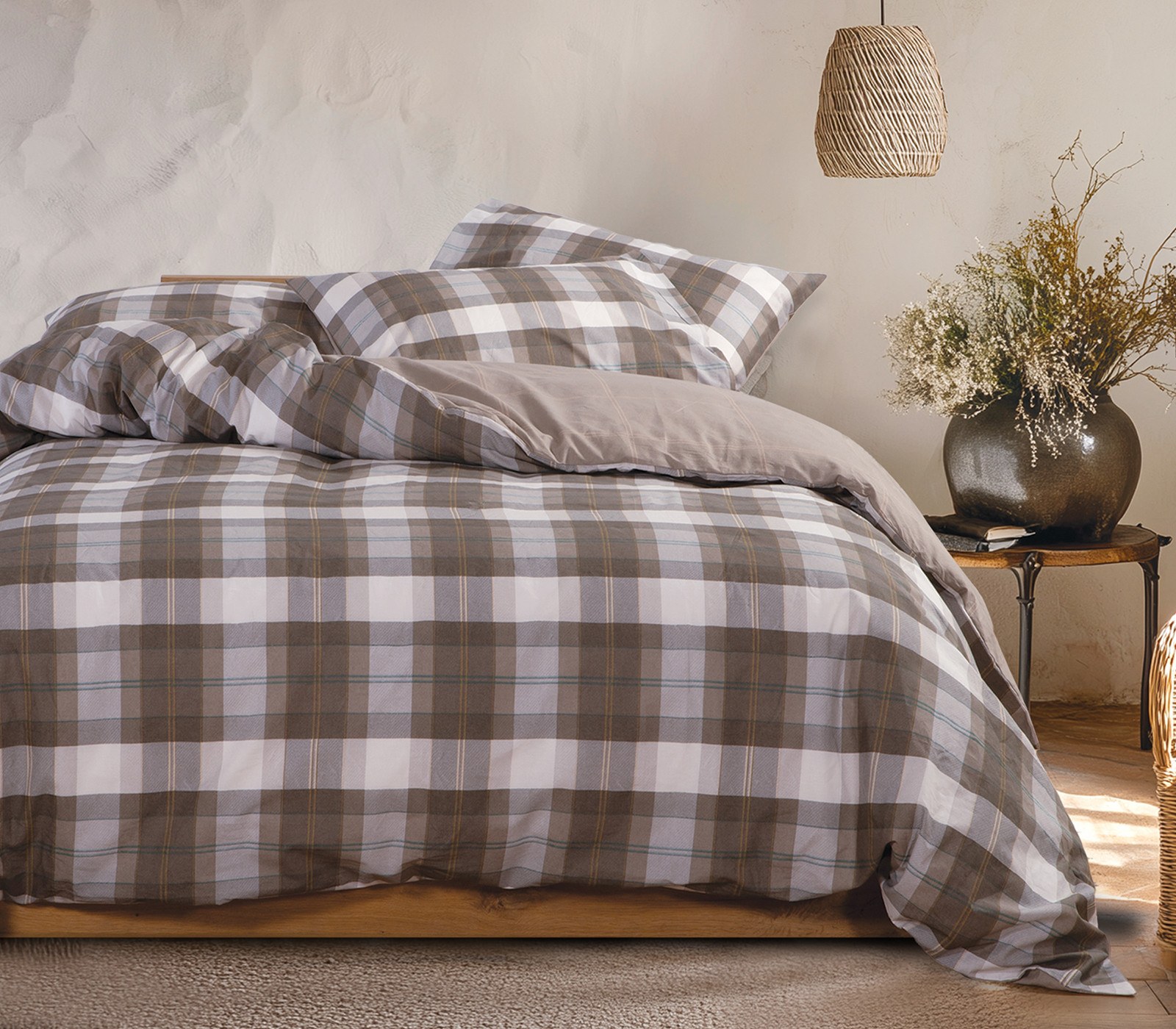 Σετ Σεντόνια Υπέρδιπλα 4 Τεμαχίων Με Λάστιχο Nef-Nef Ra