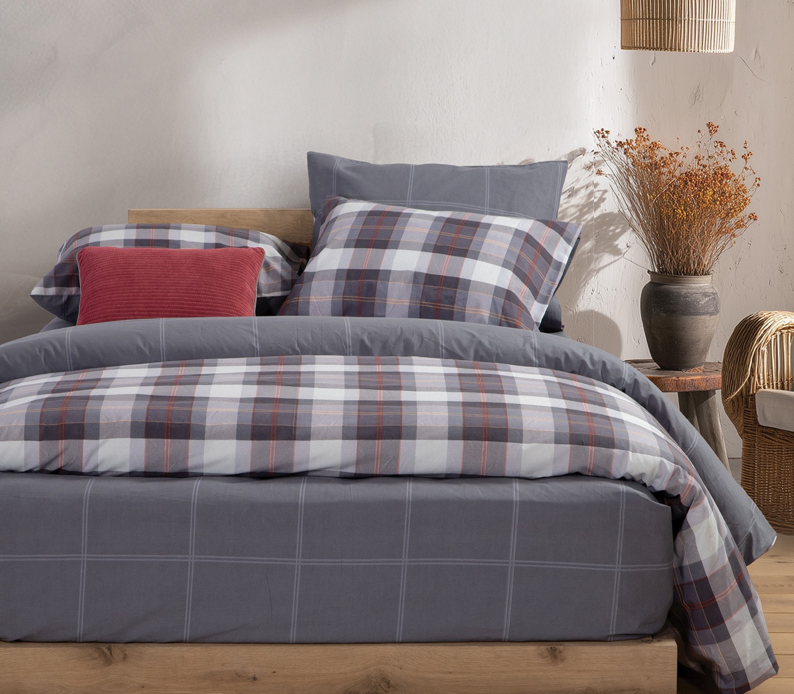 Σετ Σεντόνια Υπέρδιπλα 4 Τεμαχίων Με Λάστιχο Nef-Nef Ra