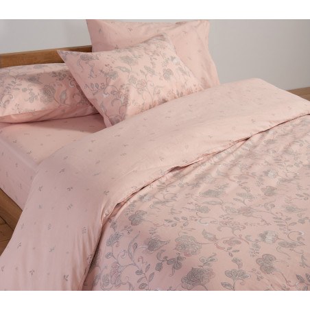 Σετ Σεντόνια King Size με Λάστιχο 4 Τεμαχίων Nef-Nef Carena Pink 180x200+35