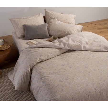 Σετ Παπλωματοθήκη Μονή 2 Τεμαχίων Nef-Nef Lucil Beige 170x240