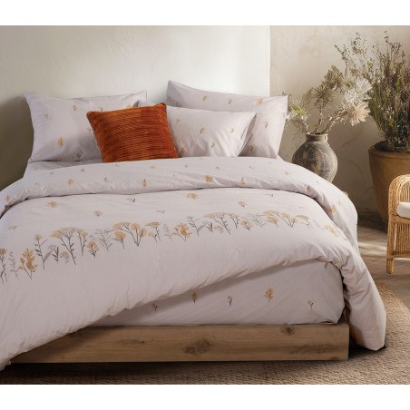 Σετ Παπλωματοθήκη Μονή 2 Τεμαχίων Nef-Nef Fragesca Grey 170x240