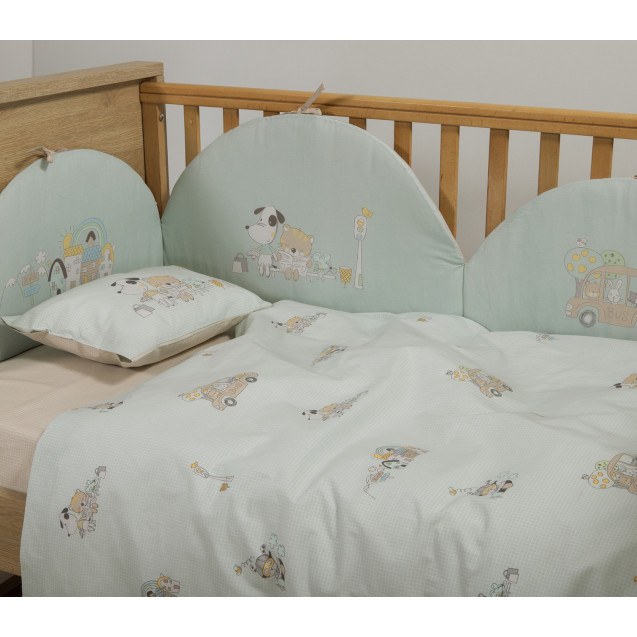 Σετ Σεντόνια Κούνιας 3 Τεμαχίων Nef-Nef Life In...