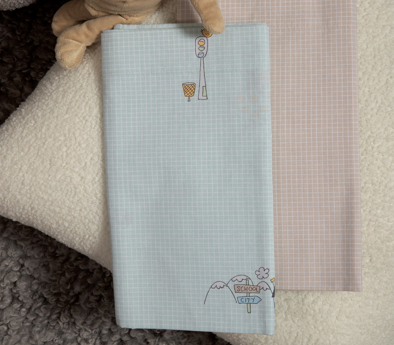 Σετ Σεντόνια Λίκνου 2 Τεμαχίων Nef-Nef Life In The City