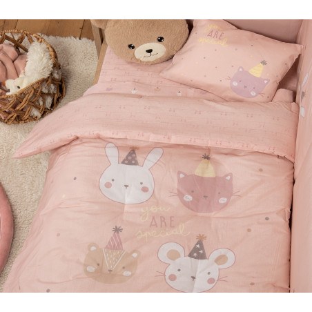 Βρεφικό Πάπλωμα Nef-Nef Special Party Blue 110x140