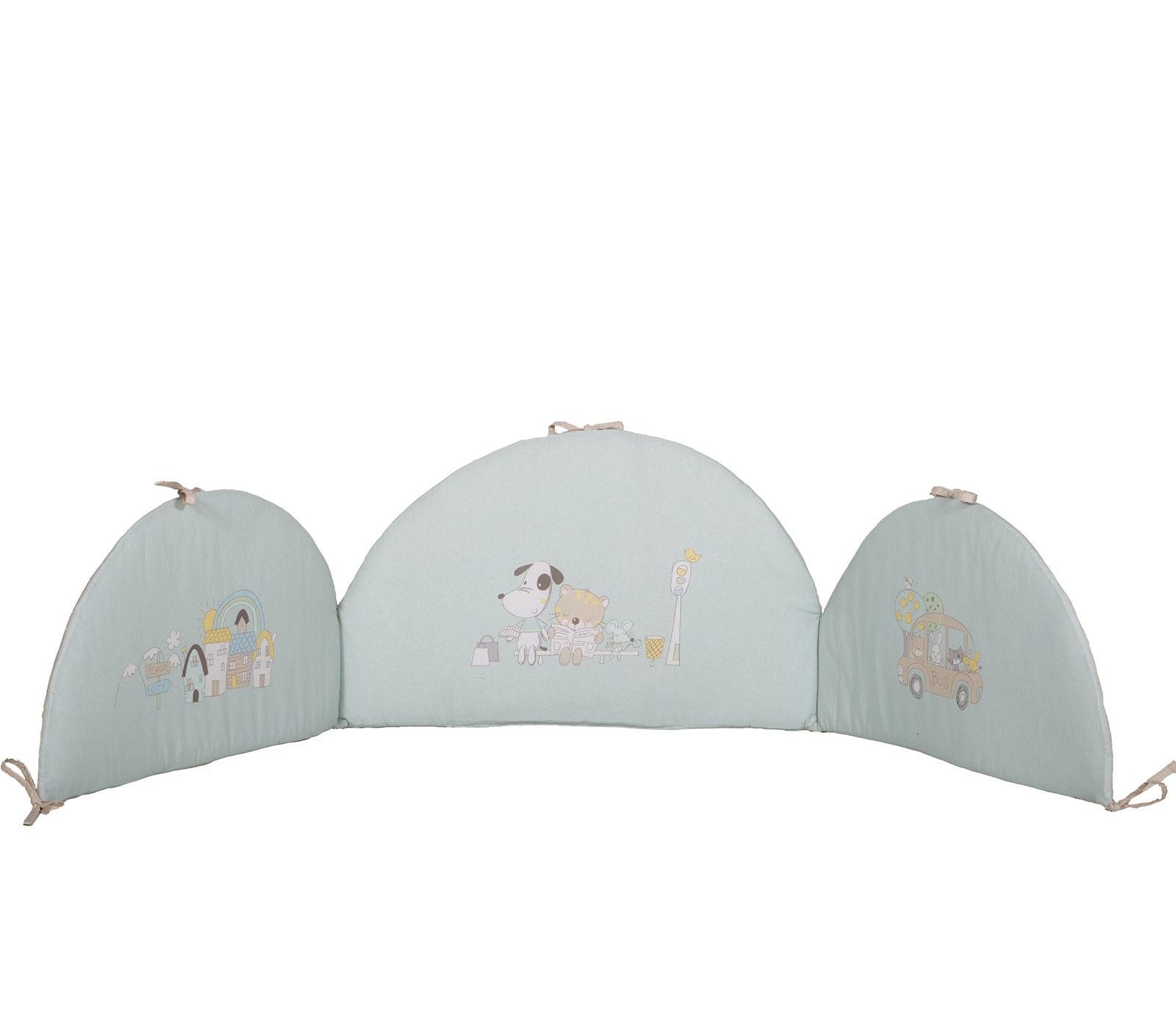 Πάντα Κούνιας Nef-Nef Life In The City Aqua 60+67+60x40