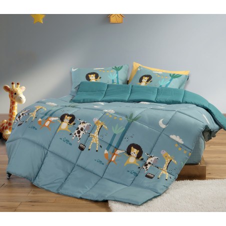 Παιδικό Πάπλωμα Μονό Nef-Nef Wild Dance Petrol 160x220