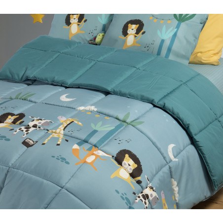Παιδικό Πάπλωμα Μονό Nef-Nef Wild Dance Petrol 160x220
