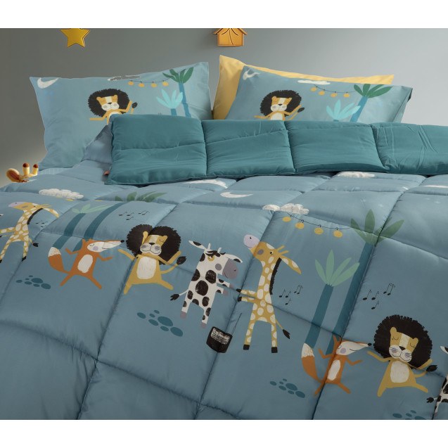 Παιδικό Πάπλωμα Μονό Nef-Nef Wild Dance Petrol...