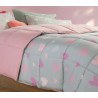 Παιδικό Πάπλωμα Μονό Nef-Nef Hearts Attack Pink 160x220