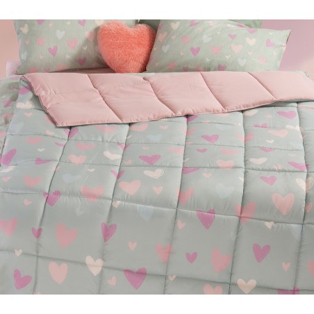 Παιδικό Πάπλωμα Μονό Nef-Nef Hearts Attack Pink 160x220