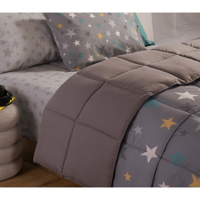 Παιδικό Πάπλωμα Μονό Nef-Nef Stars Above Silver...