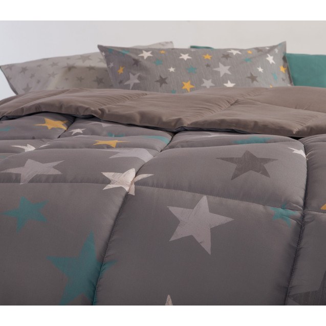 Παιδικό Πάπλωμα Μονό Nef-Nef Stars Above Silver...