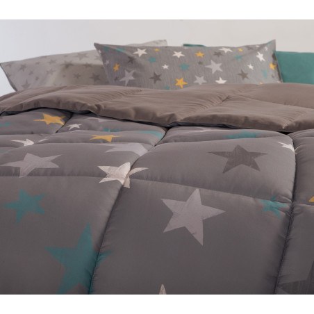 Παιδικό Πάπλωμα Μονό Nef-Nef Stars Above Silver 160x220