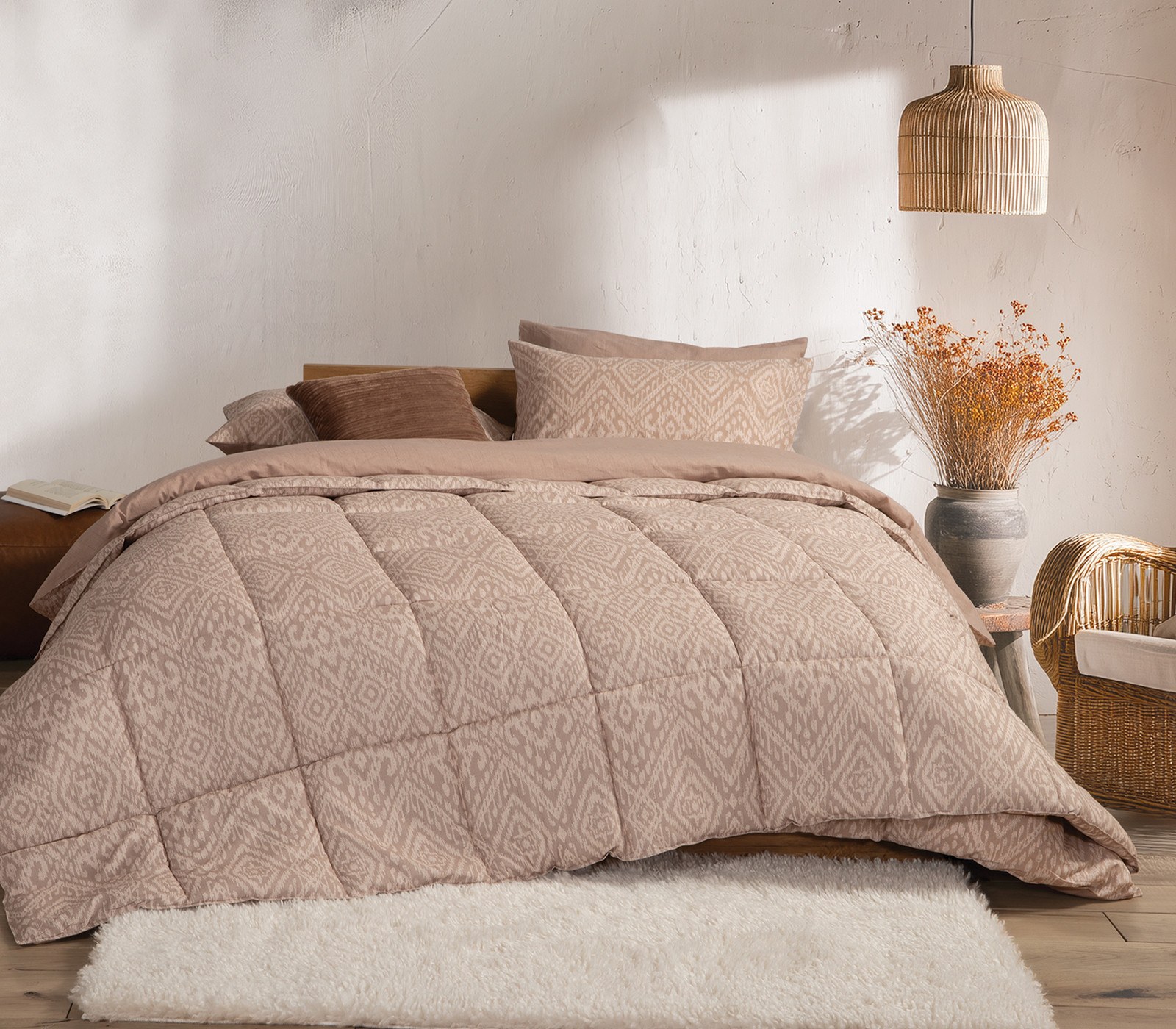 Nef - Nef - ΣΗΜΑΝΤΙΚΟ: Σε περίπτωση διαφοράς τιμής από το κατάστημα ισχύει παντα και μόνο η τιμή του καταστήματος Πάπλωμα Υπέρδιπλο Nef-Nef Orion Beige 240x220