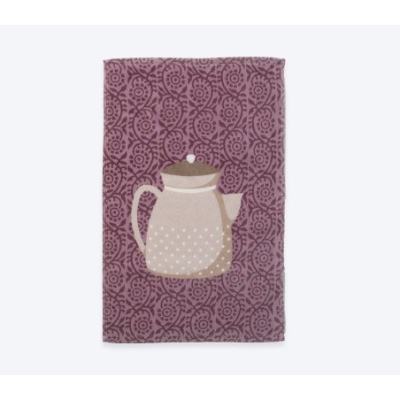 Ποτηρόπανο Βελουτέ Nef-Nef My Teapot Green 40x60