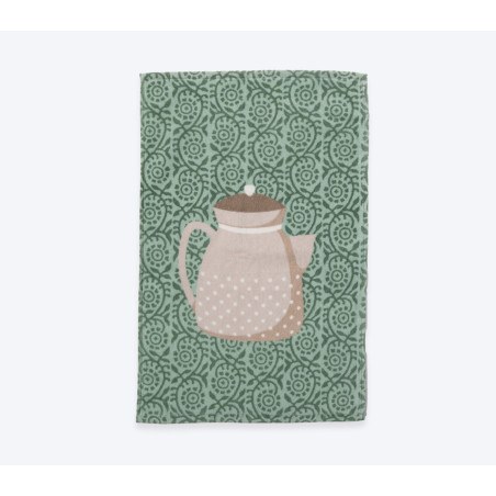 Ποτηρόπανο Βελουτέ Nef-Nef My Teapot Mauve 40x60