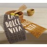 Ποτηρόπανο Βελουτέ Nef-Nef La Dolce Vita Mustard 40x60