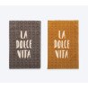 Ποτηρόπανο Βελουτέ Nef-Nef La Dolce Vita Grey 40x60