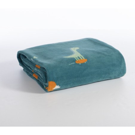 Παιδική Κουβέρτα Nef-Nef Dinos On Wheels Petrol 160x220