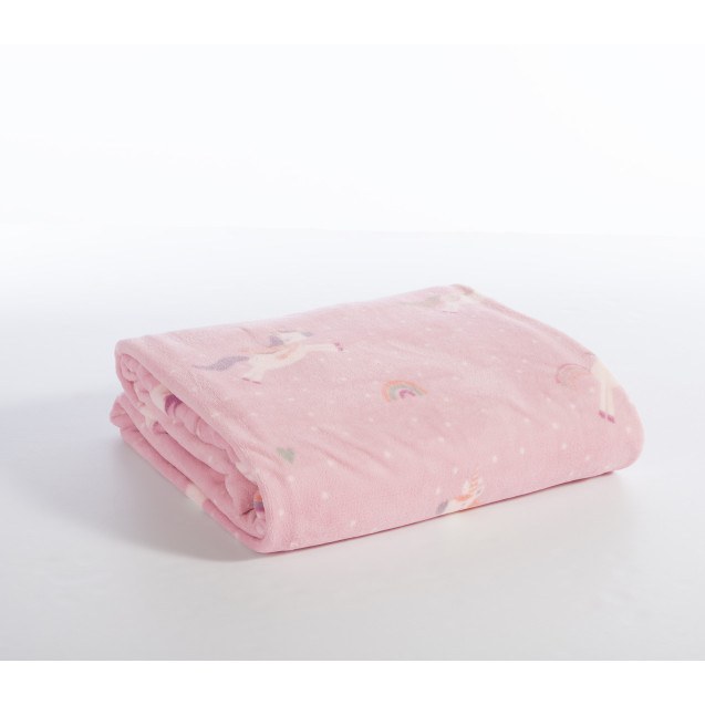 Παιδική Κουβέρτα Nef-Nef Unicorns Style Lilac...