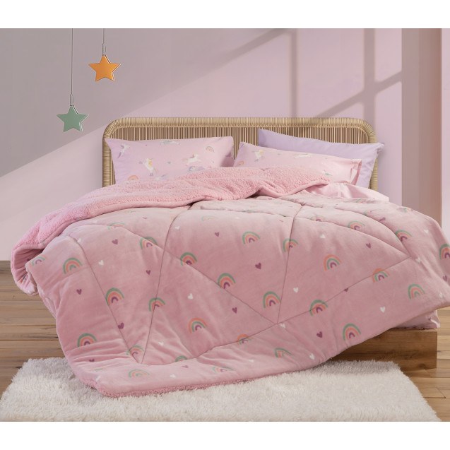Παιδικό Κουβερτοπάπλωμα Μονό Nef-Nef Unicorns...