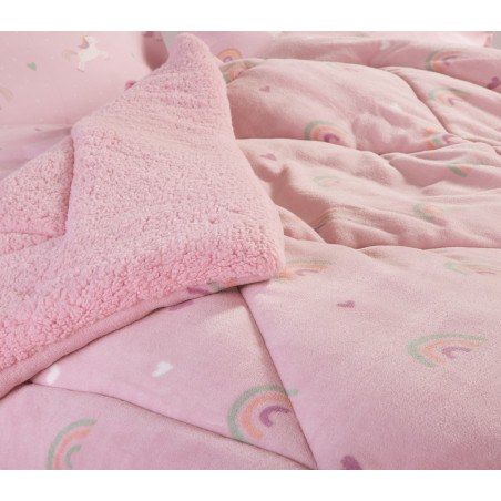 Παιδικό Κουβερτοπάπλωμα Μονό Nef-Nef Unicorns Style Lilac 160x220