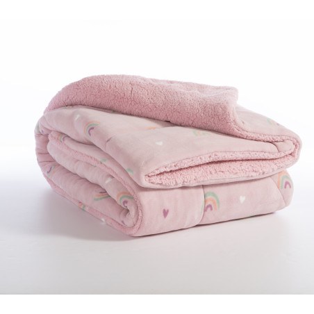 Παιδικό Κουβερτοπάπλωμα Μονό Nef-Nef Unicorns Style Lilac 160x220