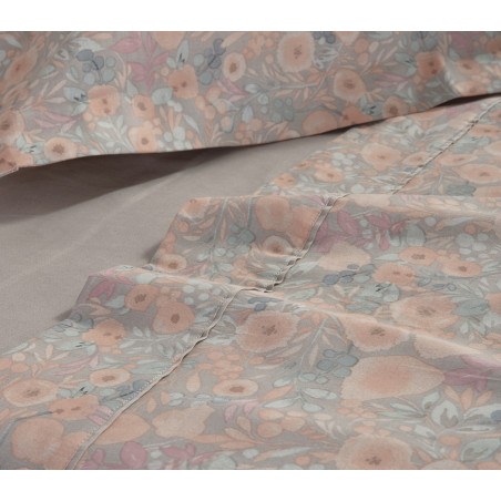 Σετ Σεντόνια Υπέρδιπλα 4 Τεμαχίων Nef-Nef Alystran Grey 240x270