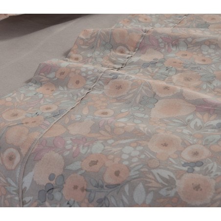 Σετ Σεντόνια Υπέρδιπλα 4 Τεμαχίων Nef-Nef Alystran Grey 240x270