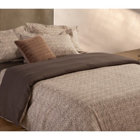 Σετ Σεντόνια Υπέρδιπλα 4 Τεμαχίων Nef-Nef Cardynal Beige/Grey 240x270