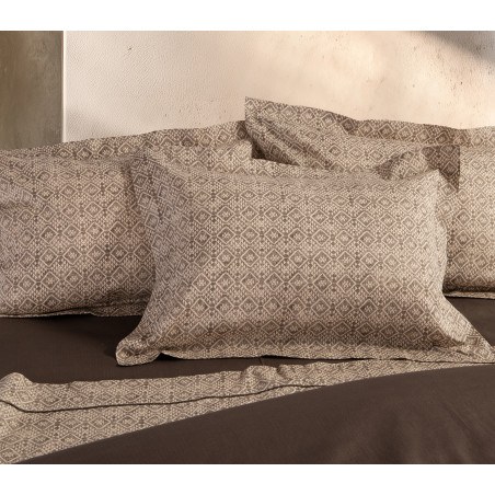 Σετ Σεντόνια Υπέρδιπλα 4 Τεμαχίων Nef-Nef Cardynal Beige/Grey 240x270