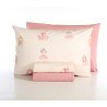 Σετ Παιδικά Σεντόνια Μονά 3 Τεμαχίων Nef-Nef Our Princess Cream 170x260