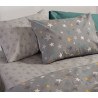 Σετ Παιδικά Σεντόνια Μονά 3 Τεμαχίων Nef-Nef Stars Above Grey 170x260