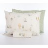 Σετ Παιδική Παπλωματοθήκη Μονή 2 Τεμαχίων Nef-Nef Woodland Party Ecru 160x240