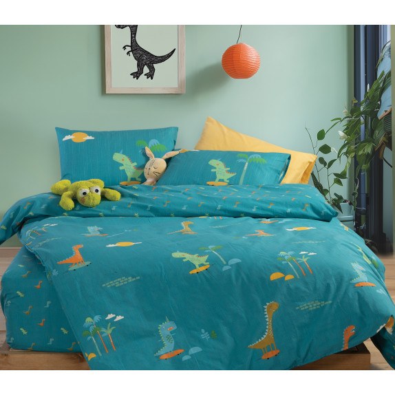 Σετ Παιδική Παπλωματοθήκη Μονή 2 Τεμαχίων Nef-Nef Dinos...