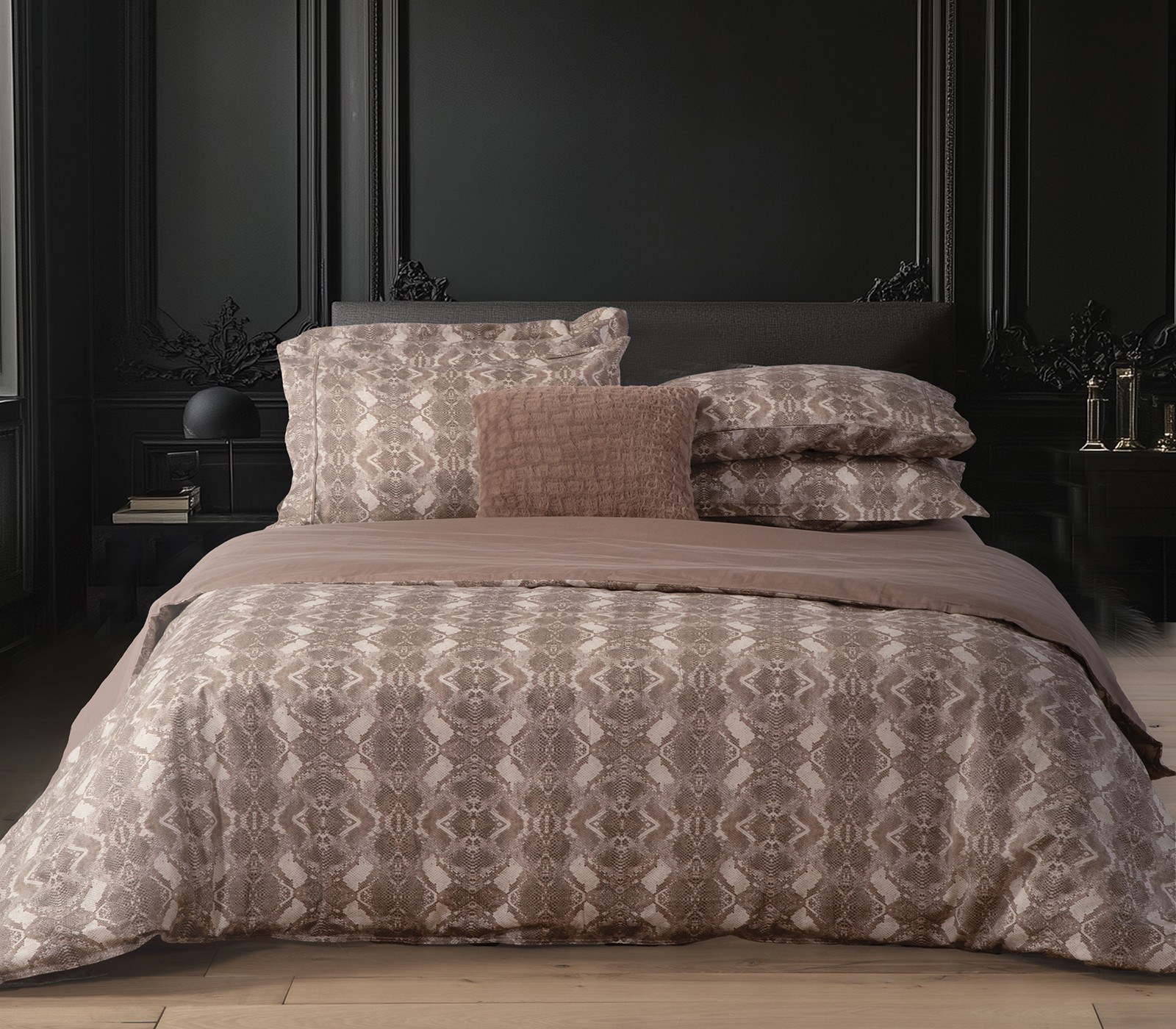 Σετ Σεντόνια King Size 4 Τεμαχίων Nef-Nef Viper Beige 2