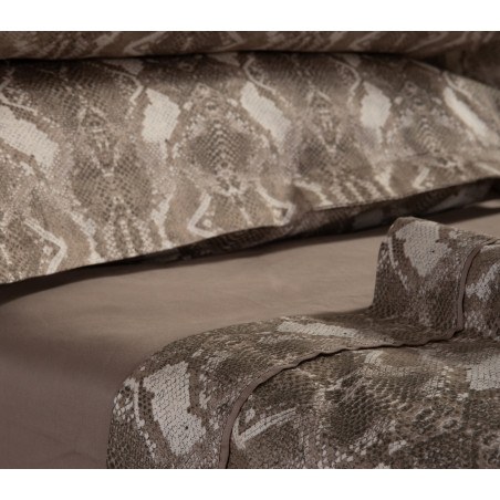 Σετ Σεντόνια King Size 4 Τεμαχίων Nef-Nef Viper Beige 270x280