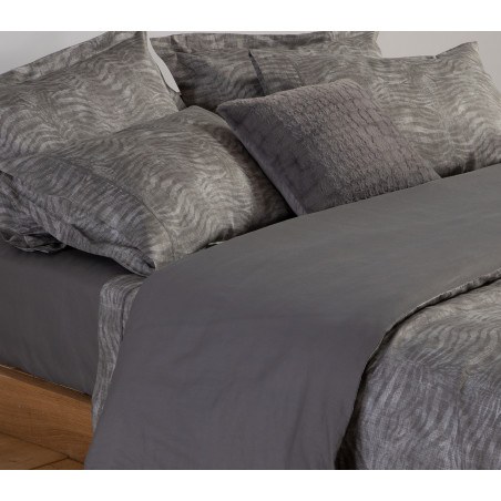 Σετ Σεντόνια Υπέρδιπλα 4 Τεμαχίων Nef-Nef Zesten Grey 240x270