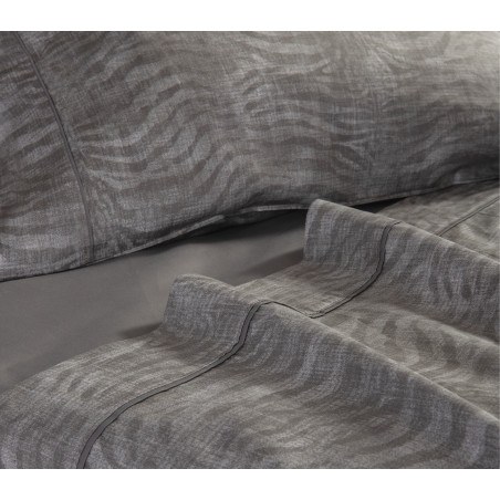 Σετ Σεντόνια Υπέρδιπλα 4 Τεμαχίων Nef-Nef Zesten Grey 240x270