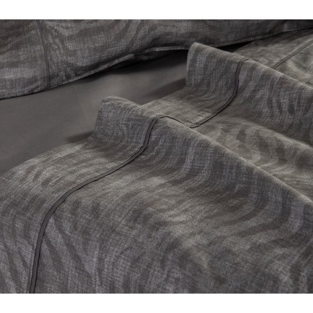 Σετ Σεντόνια Υπέρδιπλα 4 Τεμαχίων Nef-Nef Zesten Grey 240x270