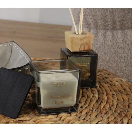 Αρωματικό Κερί Nef-Nef Moonlight Rose 25 Anthracite 200gr