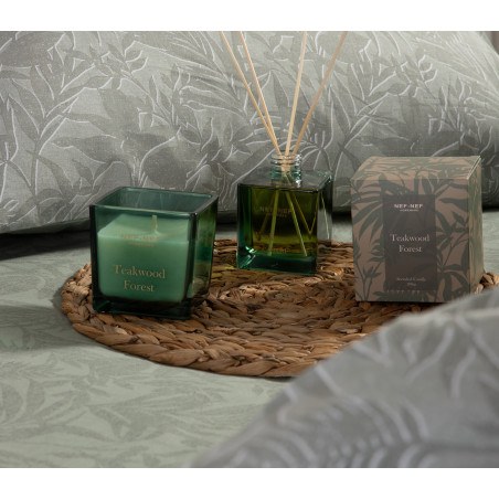 Αρωματικό Κερί Nef-Nef Teakwood Forest 25 Green 200gr