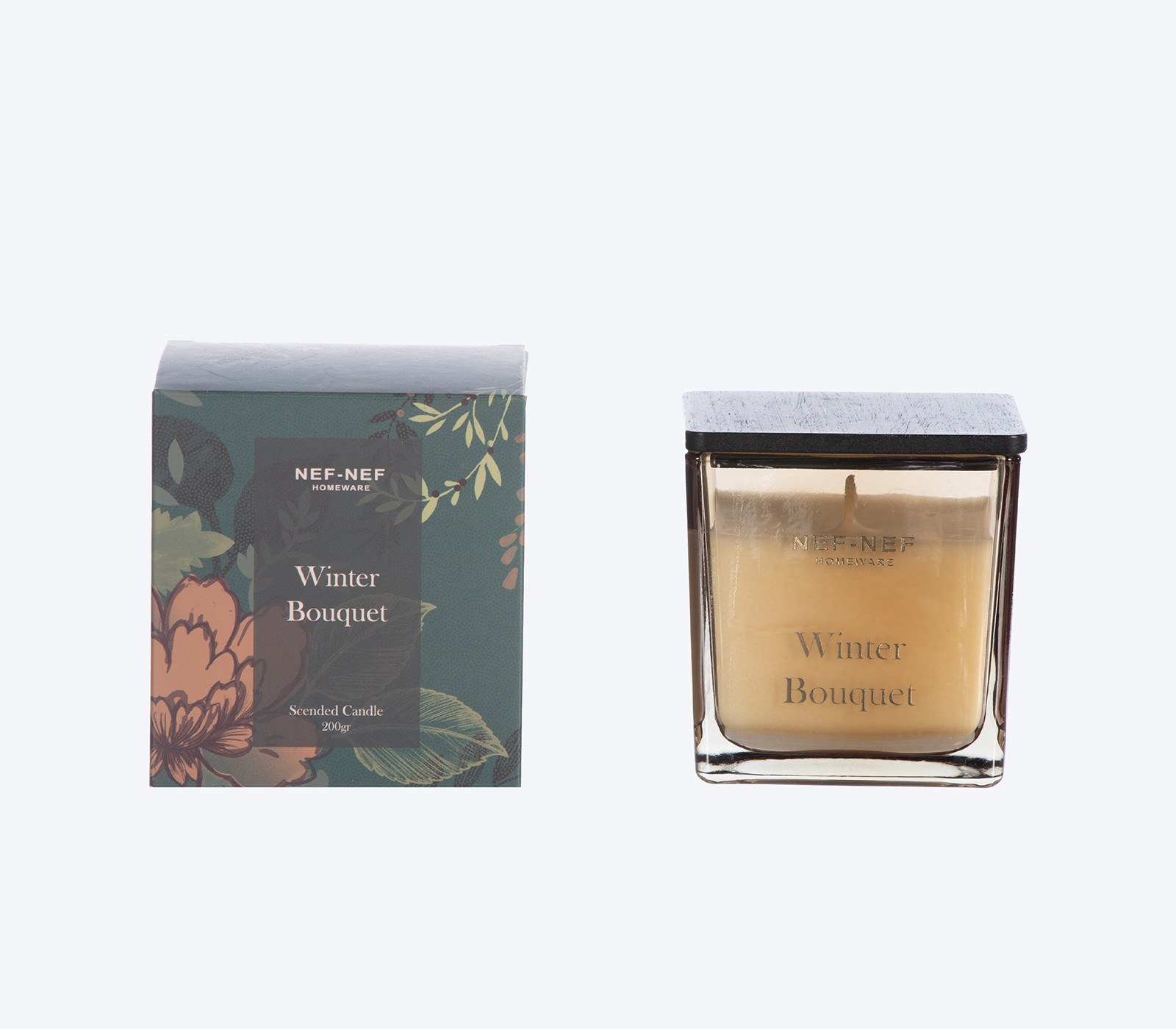 Αρωματικό Κερί Nef-Nef Winter Bouquet Petrol 200gr