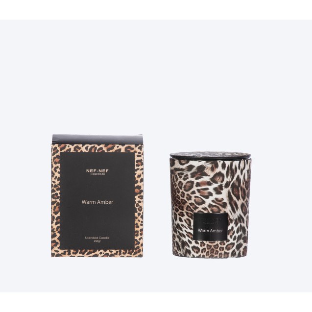Αρωματικό Κερί Nef-Nef Warm Amber Brown 450gr