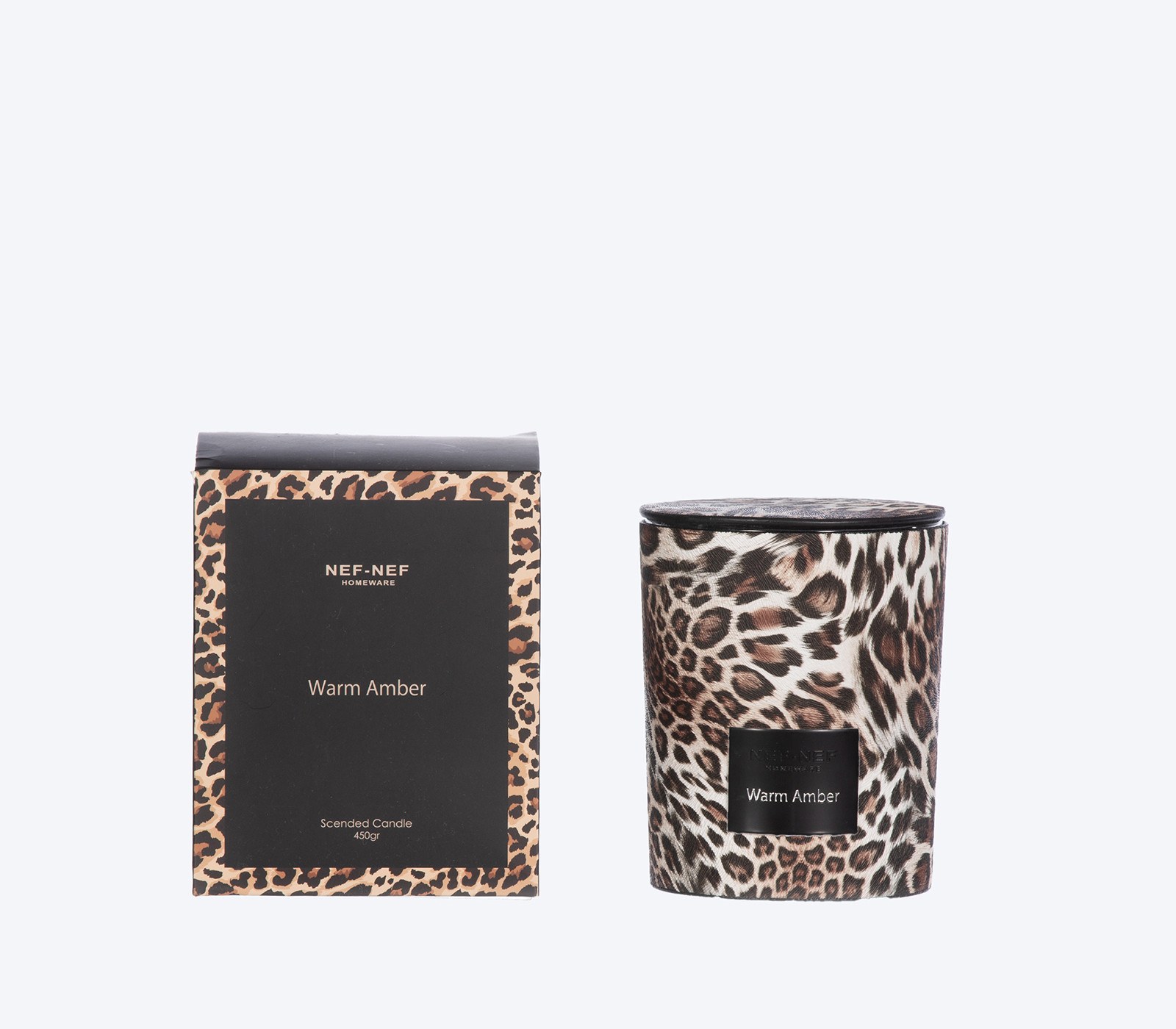 Αρωματικό Κερί Nef-Nef Warm Amber Brown 450gr