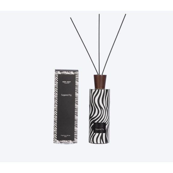 Αρωματικό Χώρου Με Στικς Nef-Nef Sugared Fig Black/White...