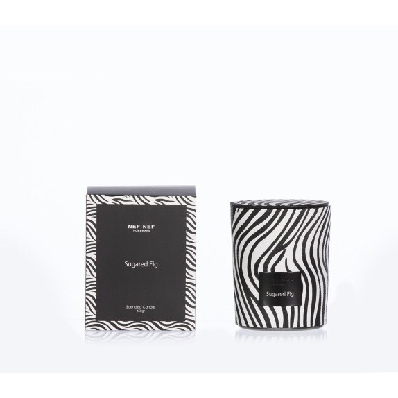 Αρωματικό Κερί Nef-Nef Sugared Fig Black/White 450gr