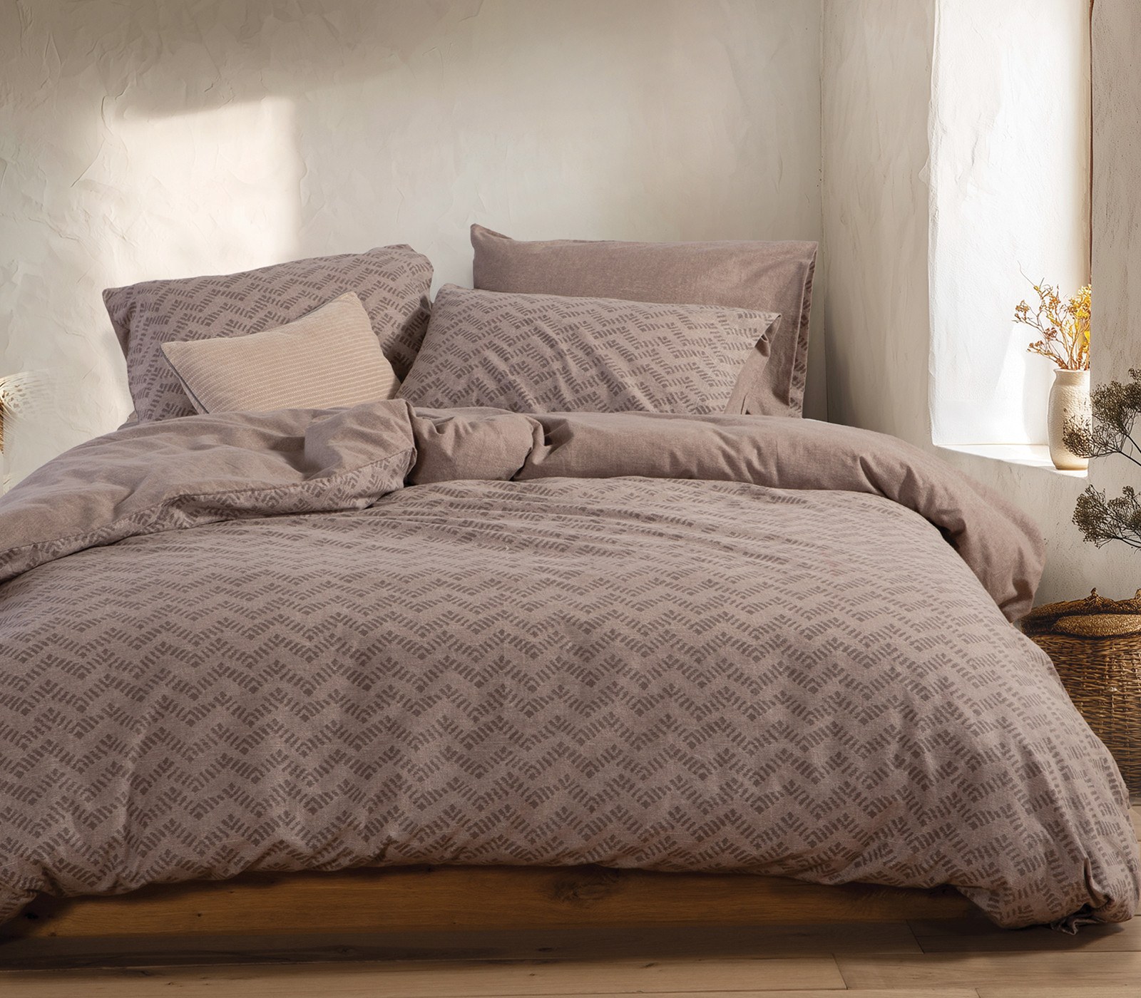 Σετ Σεντόνια Φανελένια Μονά 3 Τεμαχίων Nef-Nef Otrando 