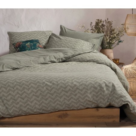 Σετ Σεντόνια Φανελένια Υπέρδιπλα 4 Τεμαχίων Nef-Nef Otrando Green 240x260